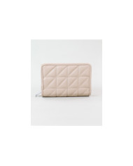 Damas Taupe Wallet con costuras
