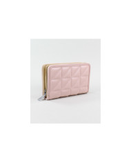 Ladies Pink Wallet with Seams