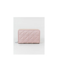 Señoras Pink Wallet con costuras