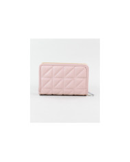 Ladies Pink Wallet with Seams