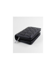 Women's Black Wallet with Seams