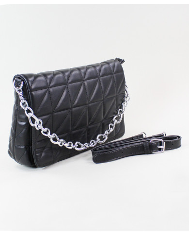 Lady's Black Mala with Chain