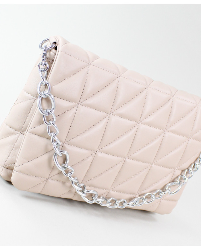 Mala Taupe de Senhora com Corrente