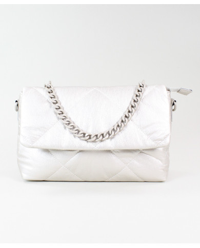 Ladies Platinum Suitcase with Chain