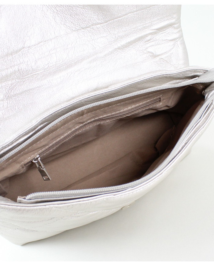 Señoras Platinum maleta con cadena