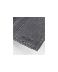 Men's Gray Wallet with Clip for Notes