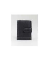 Cartera de cuero negro