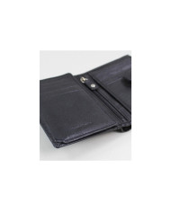 Cartera de cuero negro