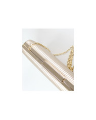 Pochete Dourada de Senhora Retangular