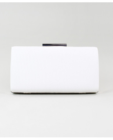 Pochete Branco de Senhora Retangular