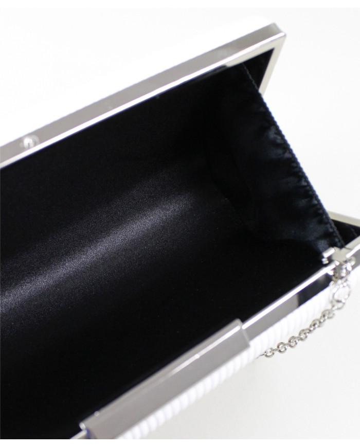 Pochete Branco de Senhora Retangular