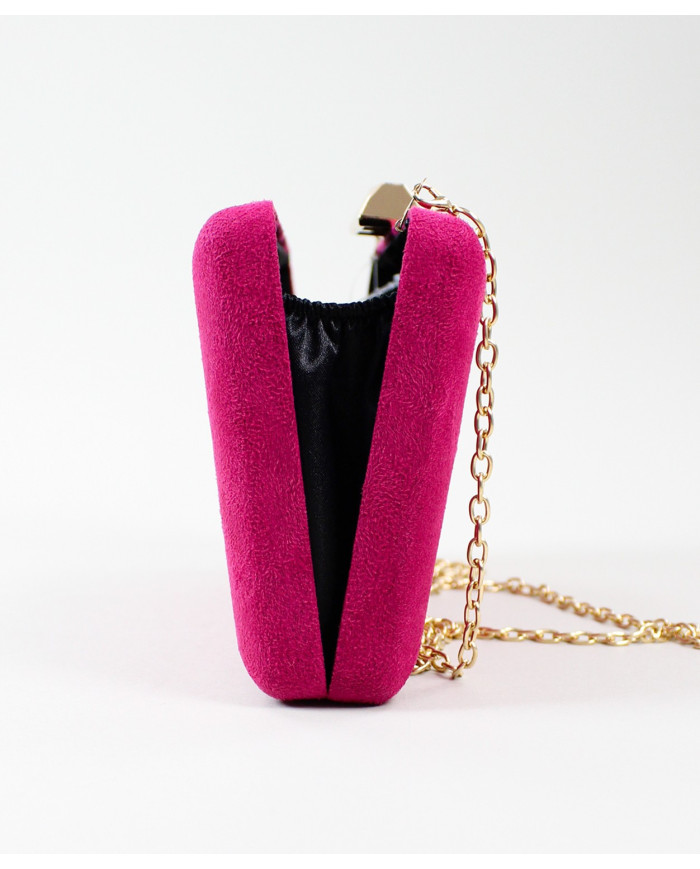Pochete Fuxia de Senhora Retangular