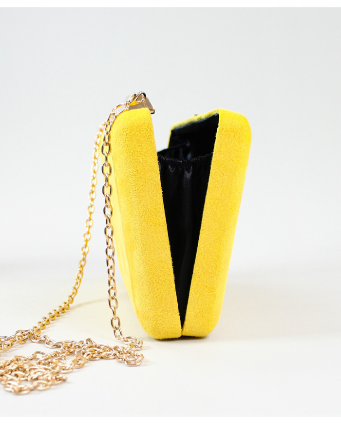 Cuna amarilla de la señora rectangular