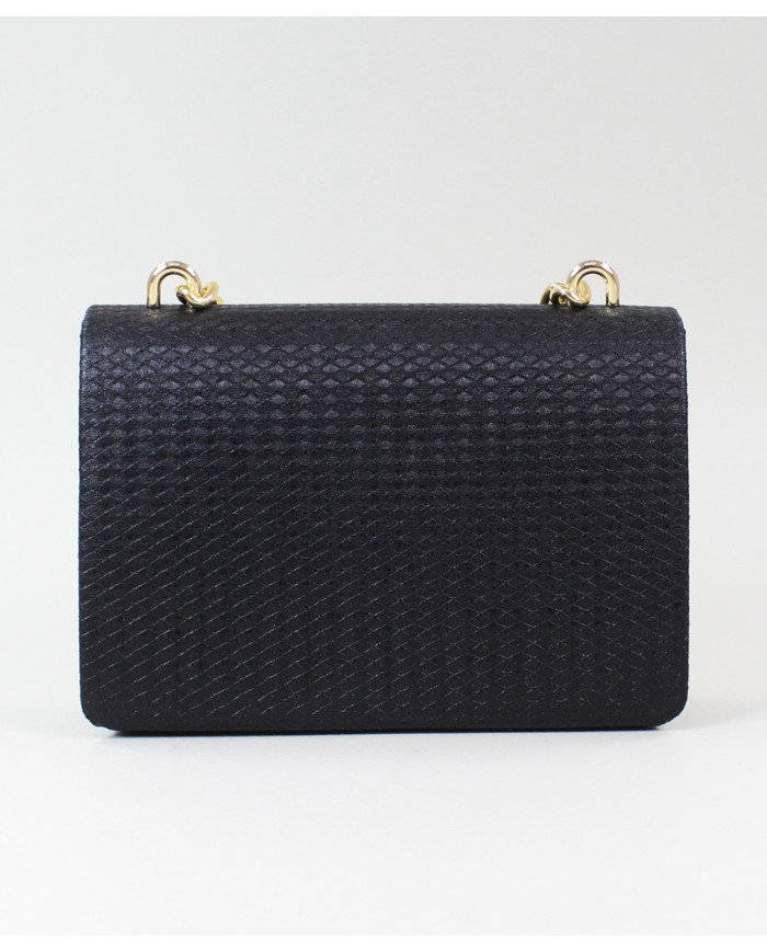 Mala Preta de Senhora com Corrente