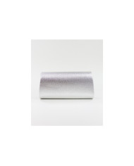 Pot de plata de la señora con textura metálica