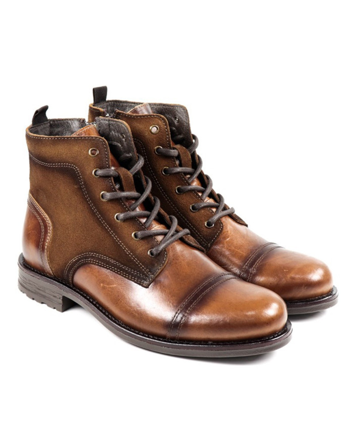Ginova Vintage Acabado Hombre Botas