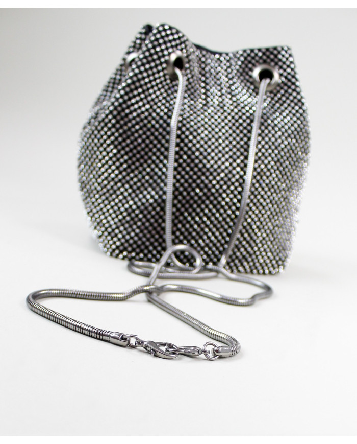 Black Metallic Bucket Case with Brightness