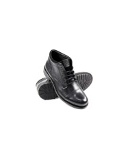 Black Man Boots with Detail Padded Ginova