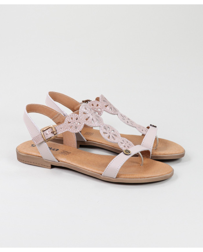 Sandalias de Señora con Faja de Apertar