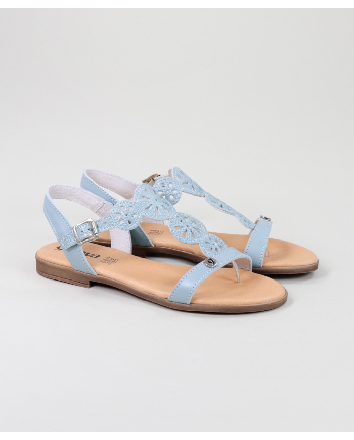 Sandalias de Señora con Faja de Apertar