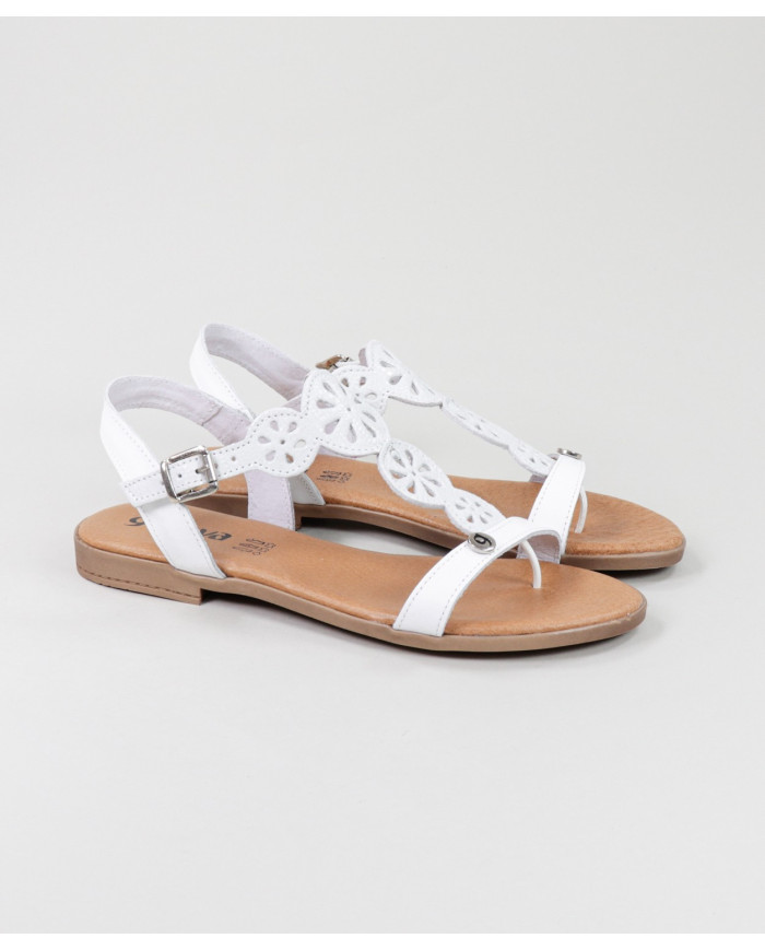 Sandalias de Señora con Faja de Apertar