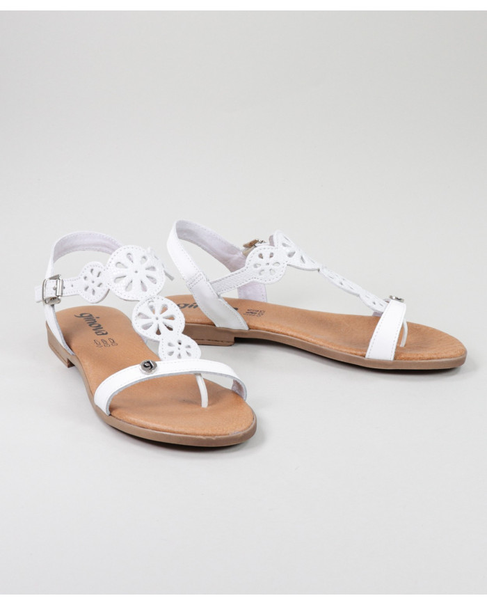 Sandalias de Señora con Faja de Apertar