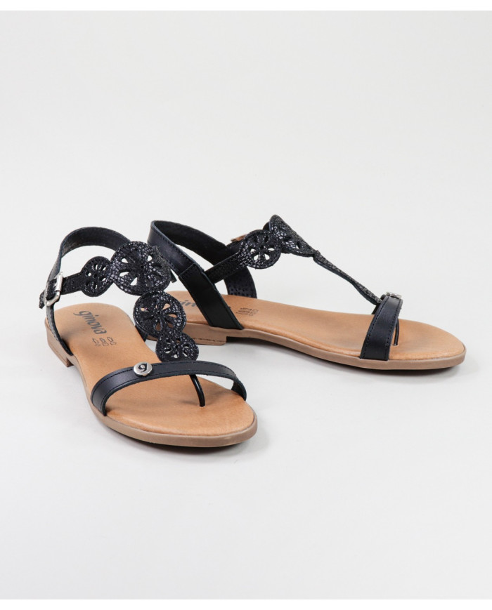 Sandalias de Señora con Faja de Apertar