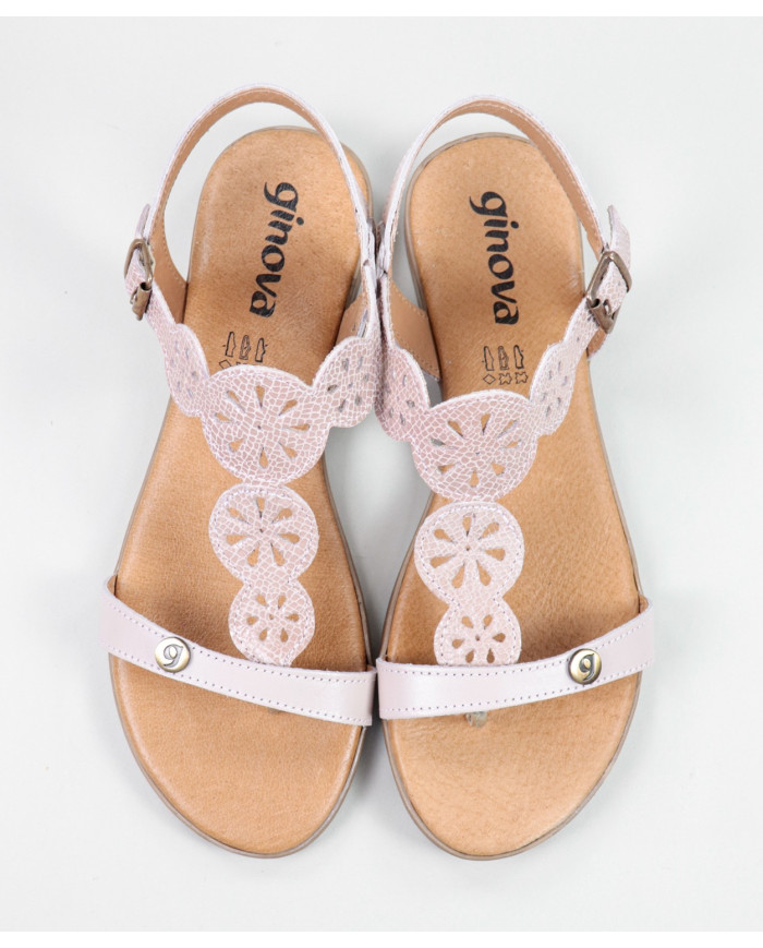 Sandalias de Señora con Faja de Apertar