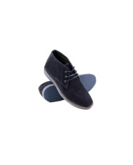 Blue Suede Man Boots with Wholesalers Ginova