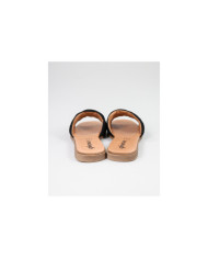 Black Ms. Ginova Slippers with Seams