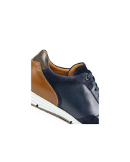 Sapatilhas de Homem Azuis com Detalhes em Camurça Ginova