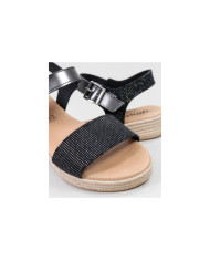 Black Sandals by Madame Ginova with Bright Finish