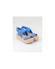 Blue Sandals by Madame Ginova de Tiras Suaves