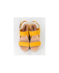 Yellow Sandals of Lady Ginova of Soft Strips