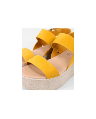 Yellow Sandals of Lady Ginova of Soft Strips