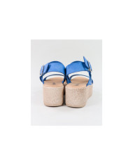 Blue Sandals by Madame Ginova de Tiras Suaves