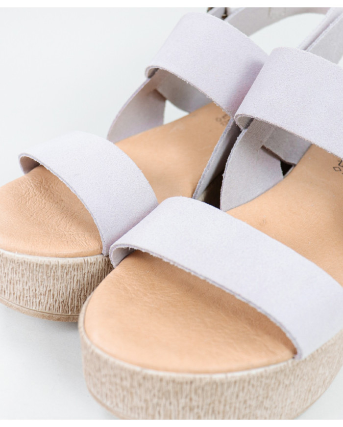 Rosa de Senhora Ginova de Tiras Suaves sandals