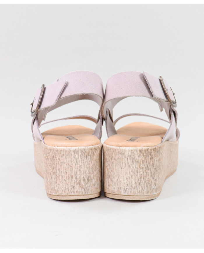 Rosa de Senhora Ginova de Tiras Suaves sandals