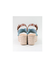 Sandalias de Madame Ginova con Fajas Perforadas