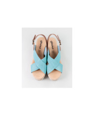 Sandalias de Madame Ginova con Fajas Perforadas