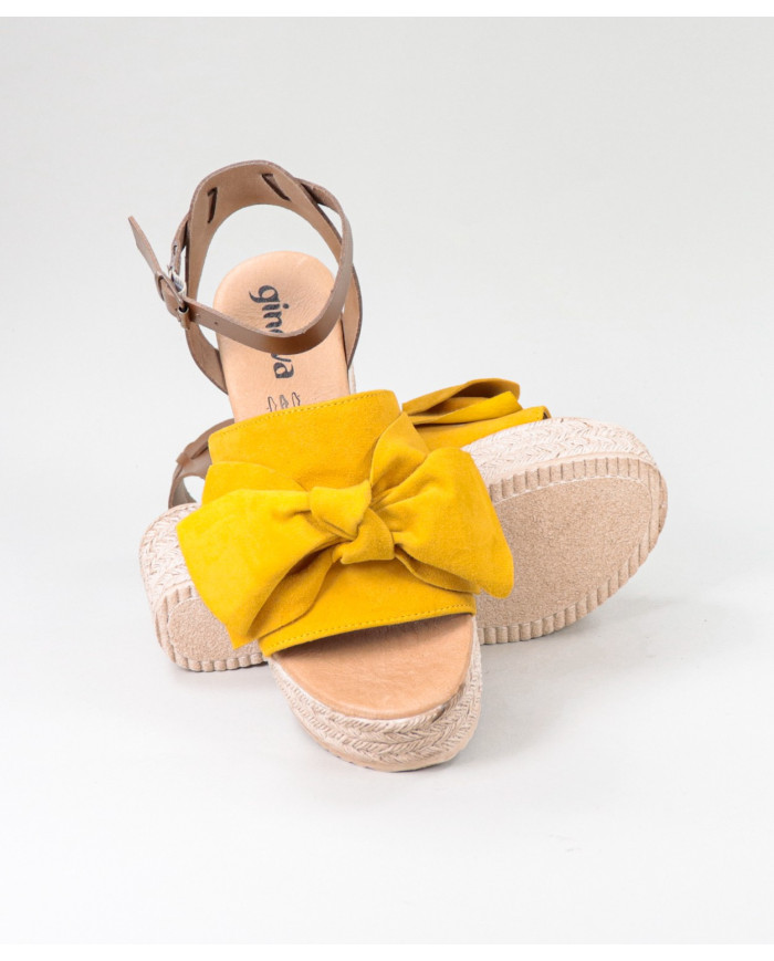 Sandalias de Mujer con Cuña de Lazo