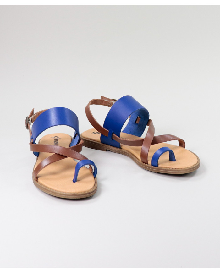 Rasas de Senhora Ginova sandals with Cross Strips