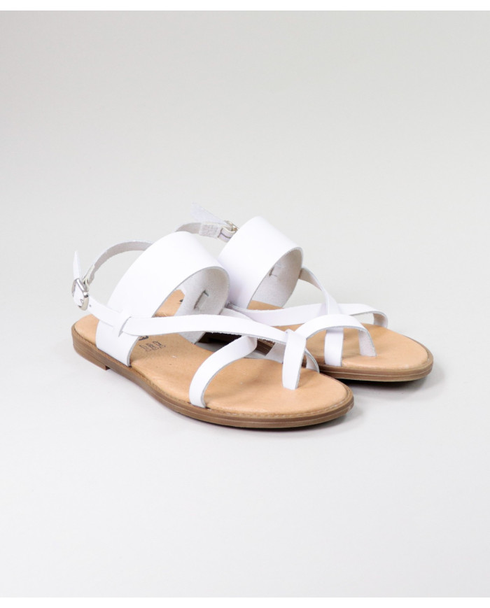 Rasas de Senhora Ginova sandals with Cross Strips