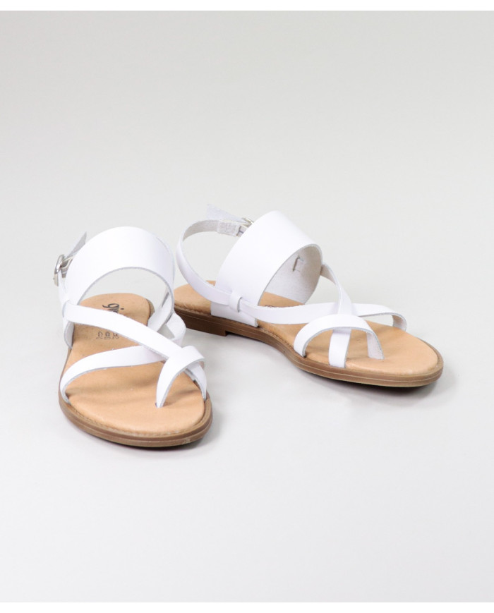 Rasas de Senhora Ginova sandals with Cross Strips