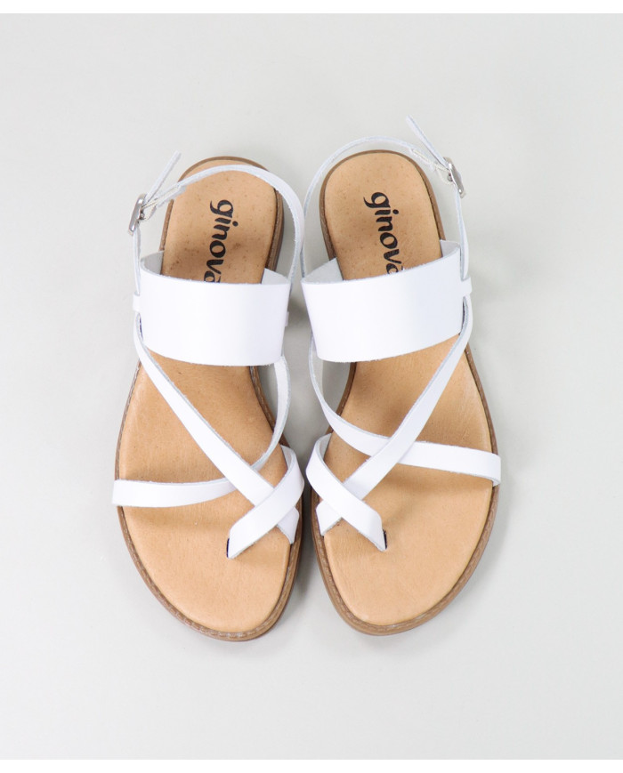Rasas de Senhora Ginova sandals with Cross Strips