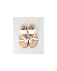 Rasas de Senhora Ginova sandals with Cross Strips