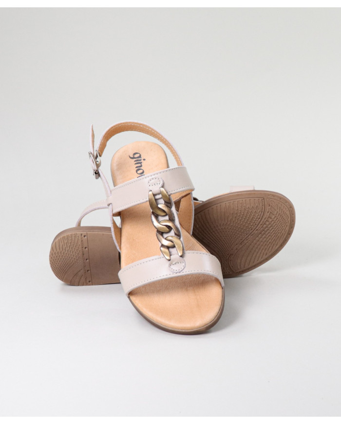 Rosa de Senhora Ginova sandals with Golden Chain