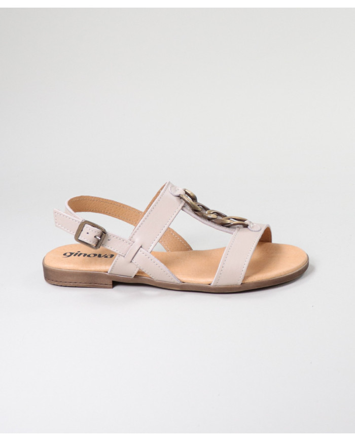 Rosa de Senhora Ginova sandals with Golden Chain
