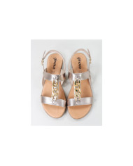 Sandalias de Madame Ginova con Cadena de Oro