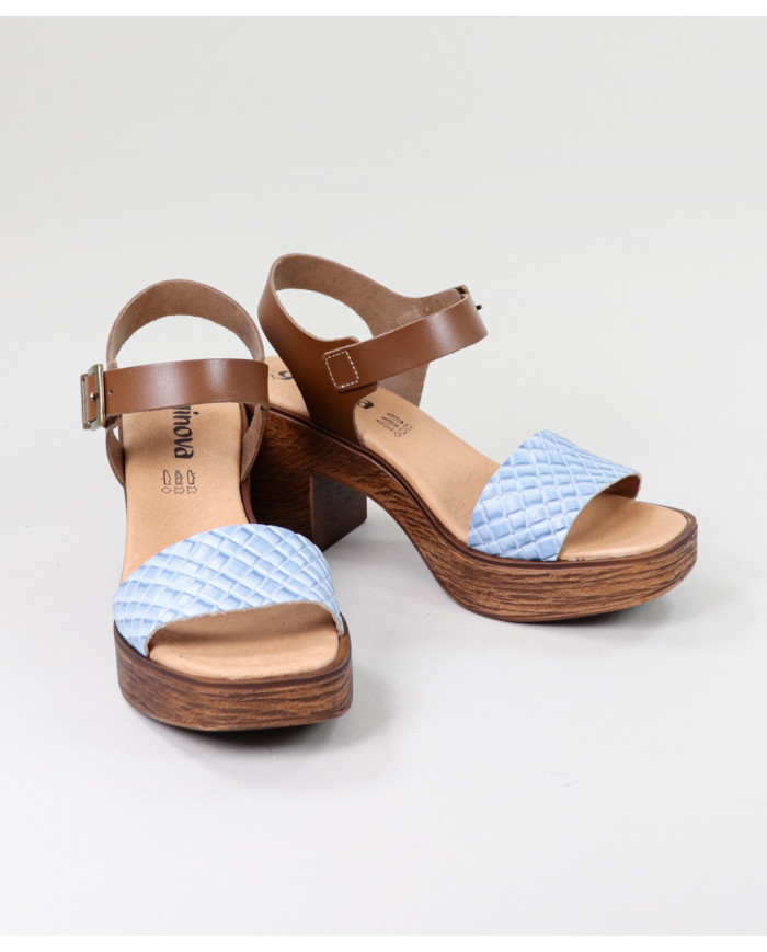 Sandalias de Senhora Ginova con Tira Decorada